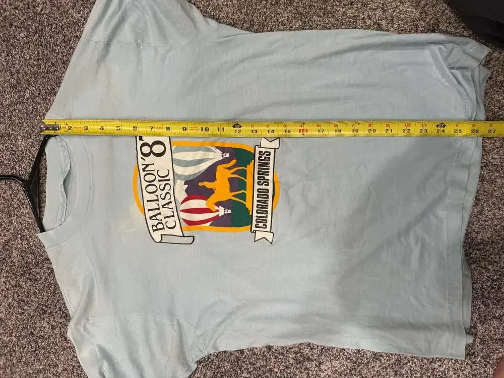 Vintage 1987 Colorado Springs Balloon Classic Graphic T-Shirt